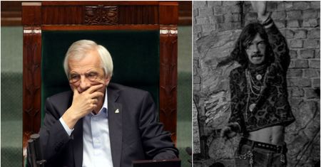 Czy to kadr z "Hair"? Nie, to marszałek Terlecki