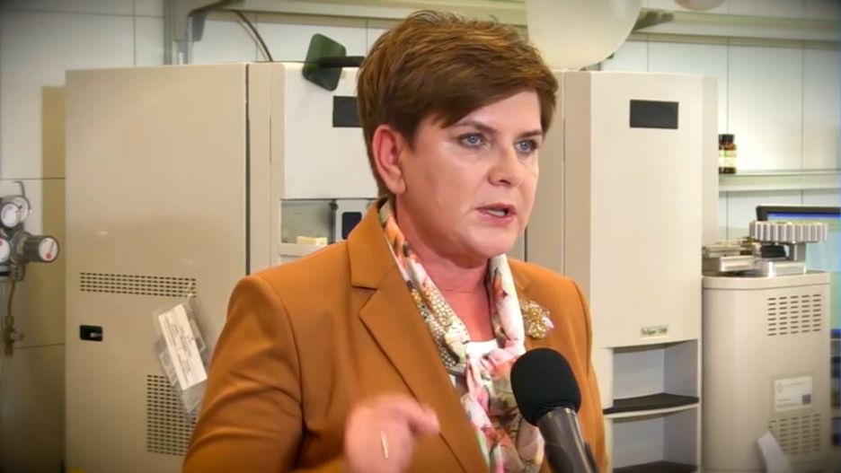 Beata Szydło podczas kampanii wyborczej w 2015 roku