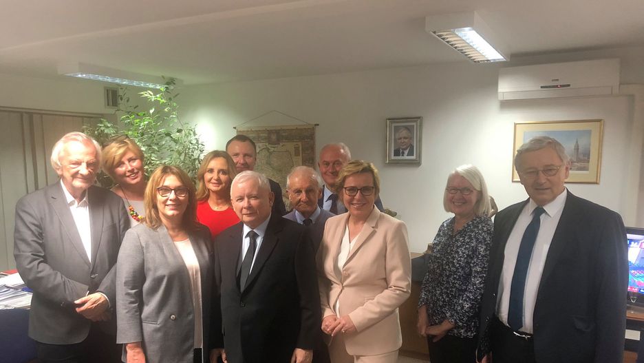 Wyniki wyborów 2019. Spotkanie powyborcze w gabinecie prezesa PiS 