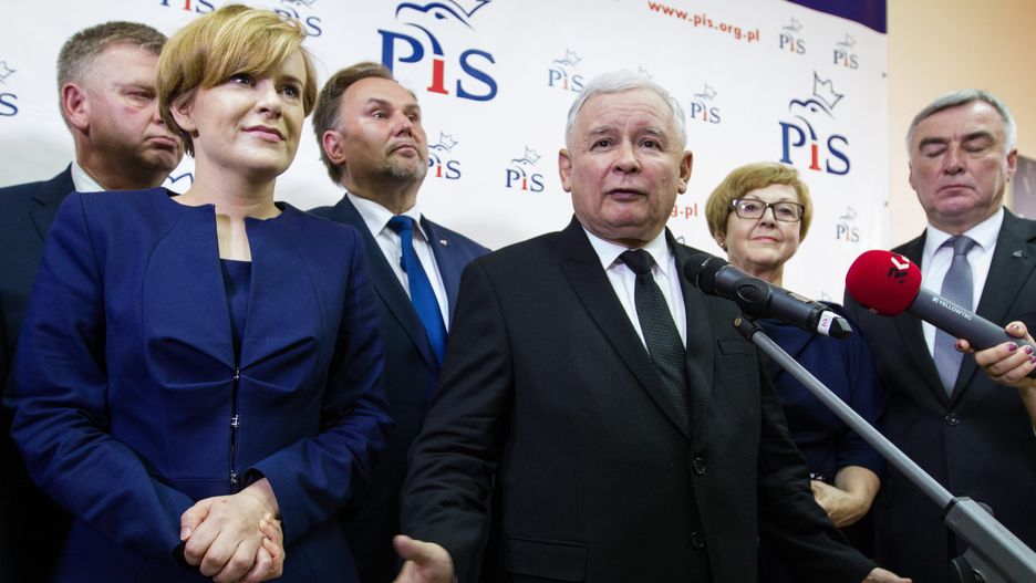 Anna Krupka, posłanka z woj. świętokrzyskiego, z prezesem Jarosławem Kaczyńskim. O ten region PiS będzie toczyć ciężkie boje z PSL-em.