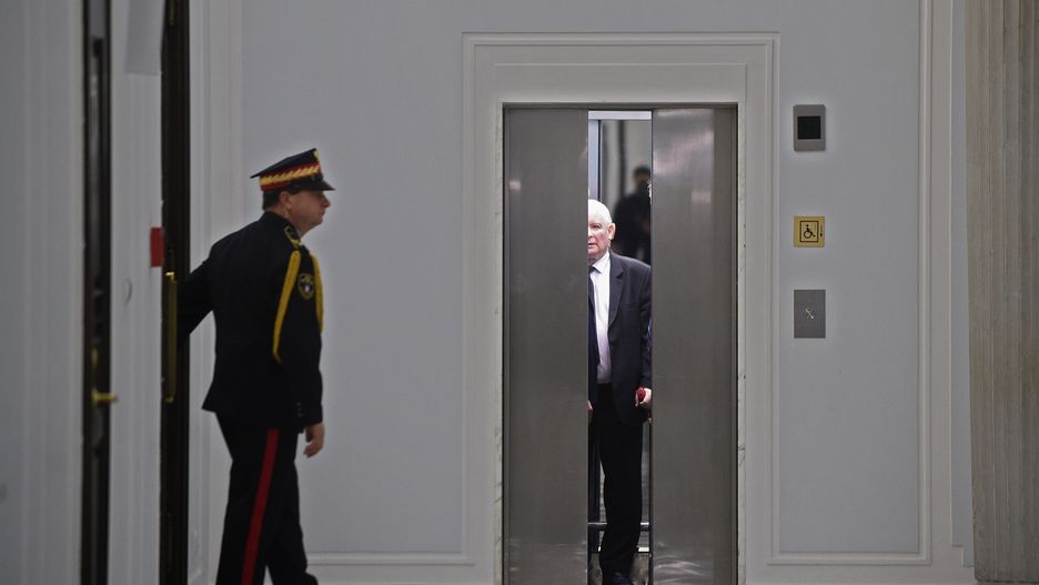 Prezes PiS Jarosław Kaczyński w Sejmie.