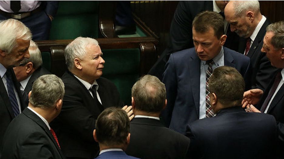 Jarosław Kaczyński i Mariusz Błaszczak