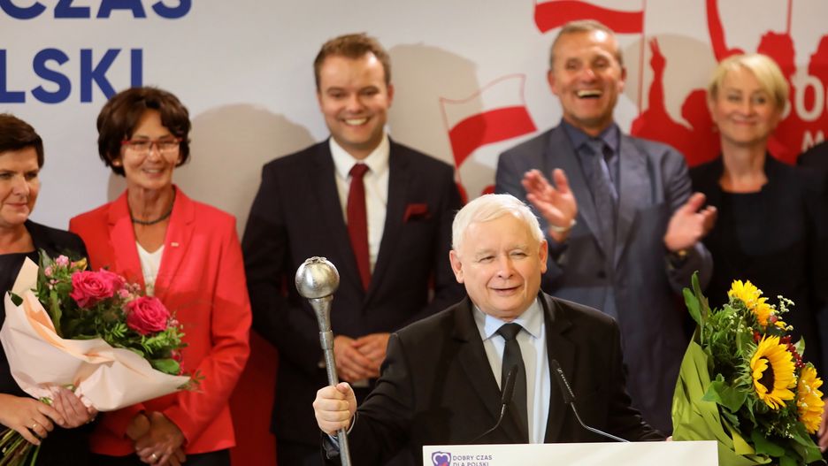 Wybory parlamentarne 2019. Jarosław Kaczyński na konwencji w Wadowicach
