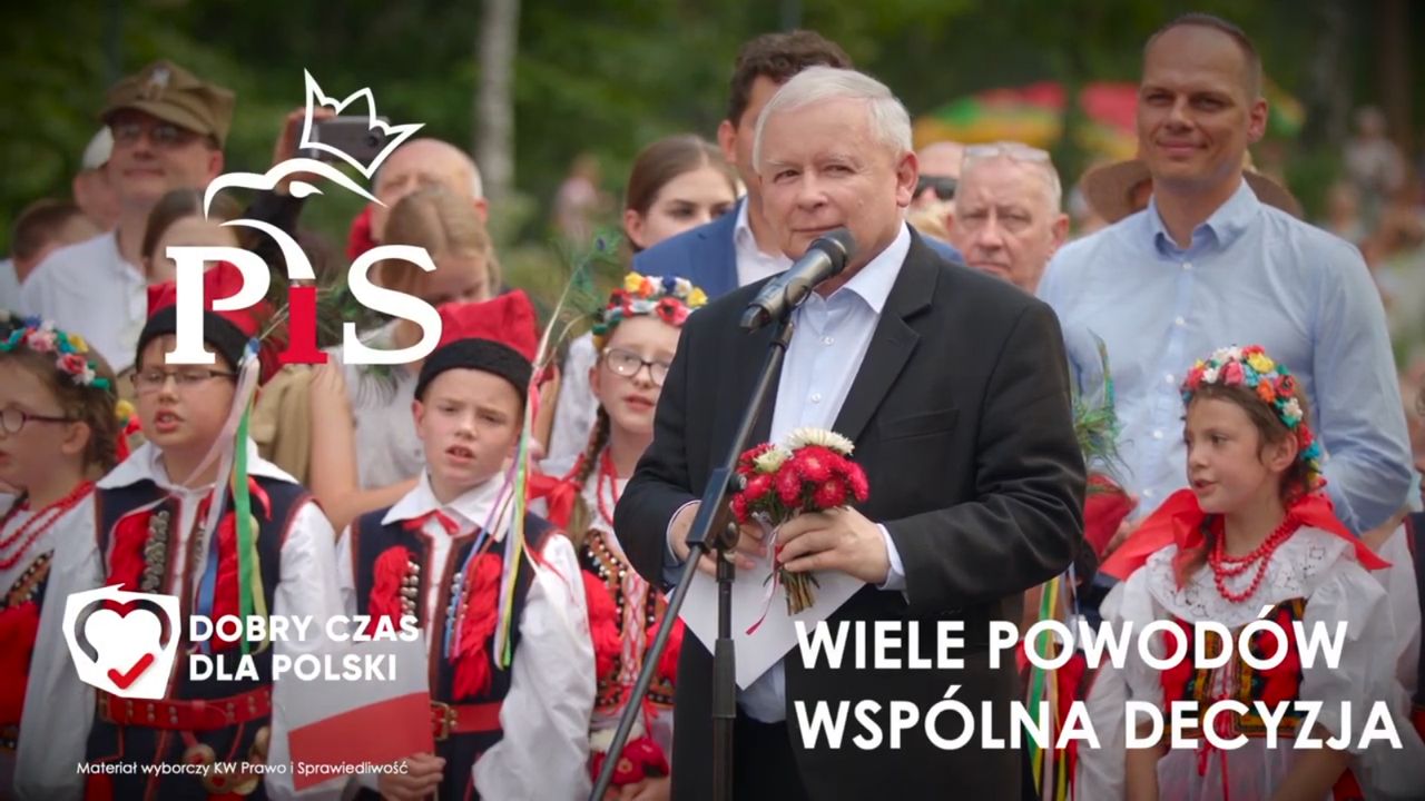 Wybory parlamentarne 2019. Nowy spot PiS. Jarosław Kaczyński twarzą nowego etapu kampanii