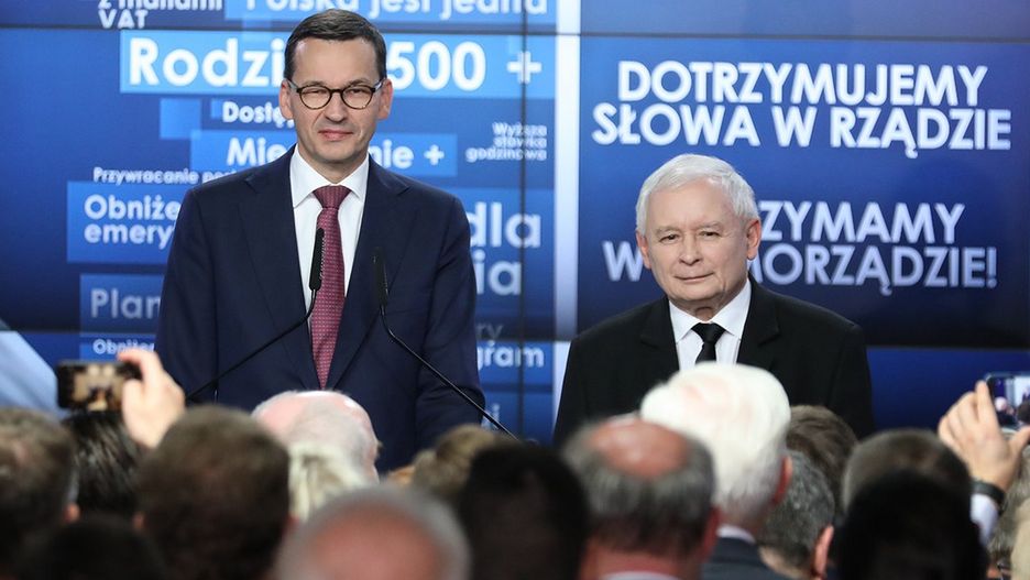 Mateusz Morawiecki i Jarosław Kaczyński