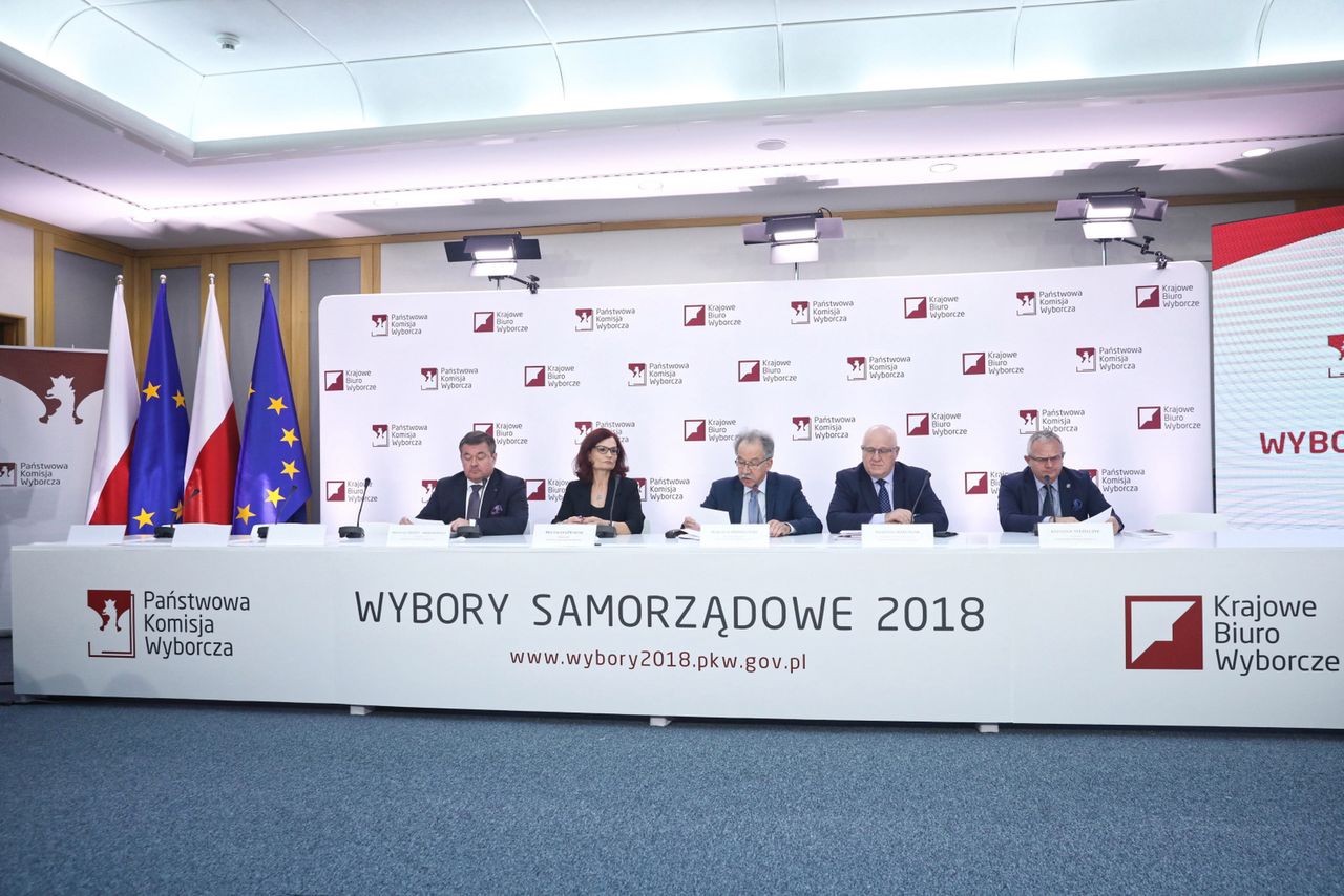 Wyniki wyborów samorządowych. PKW publikuje dane