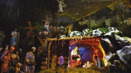 Szopka o.o. franciszkanów