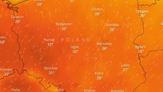 Pogoda na początek tygodnia