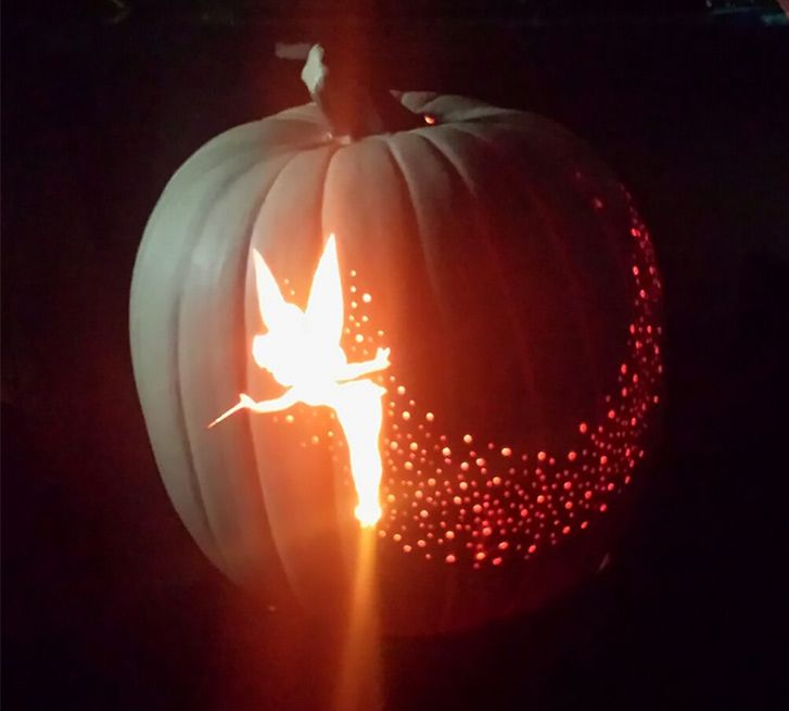 Halloween Tinker Bell Pumpkin