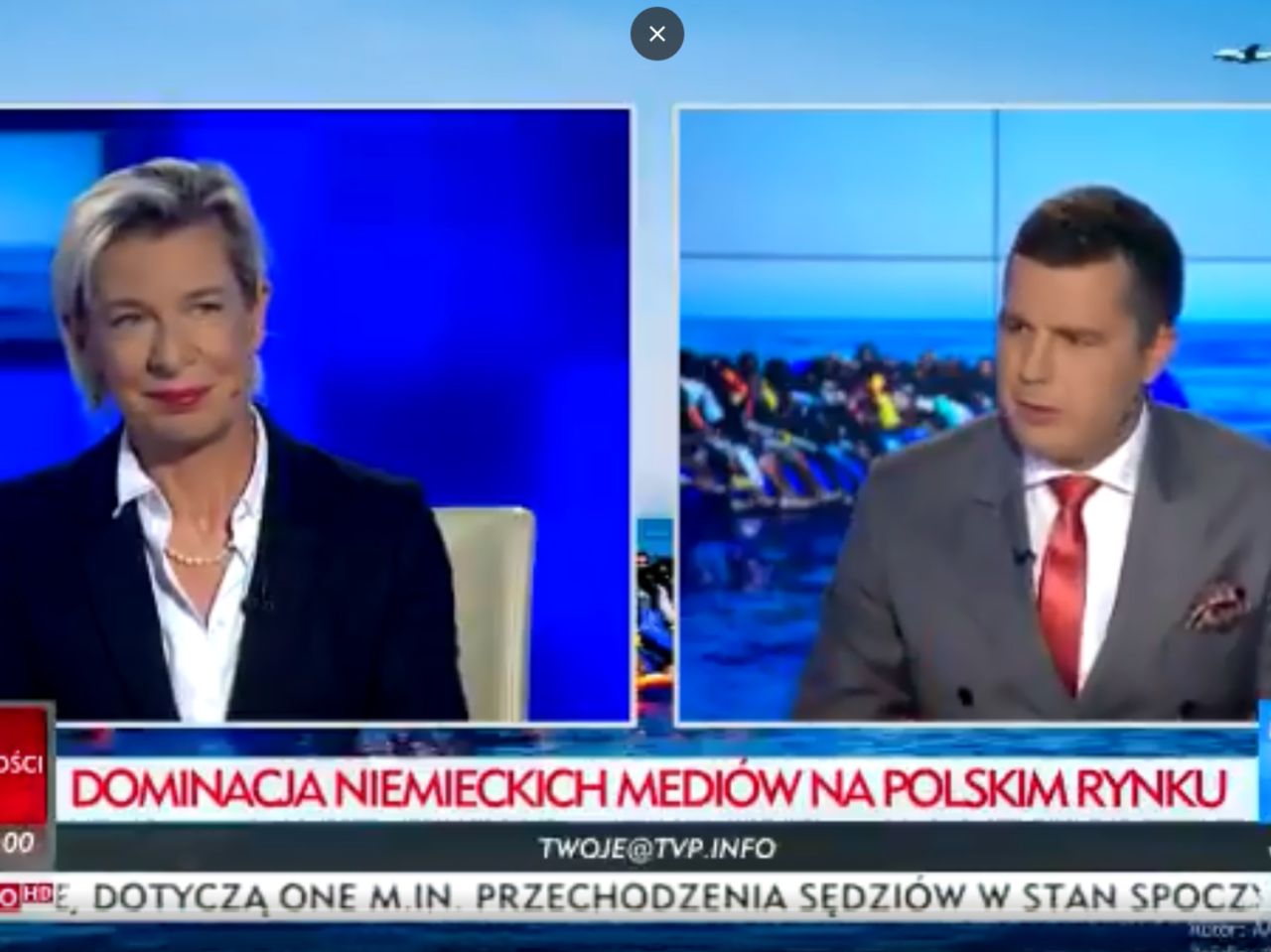 Cejrowski mógłby się od niej uczyć. TVP Info zaprosiła publicystkę oskarżaną o szerzenie rosyjskiej propagandy