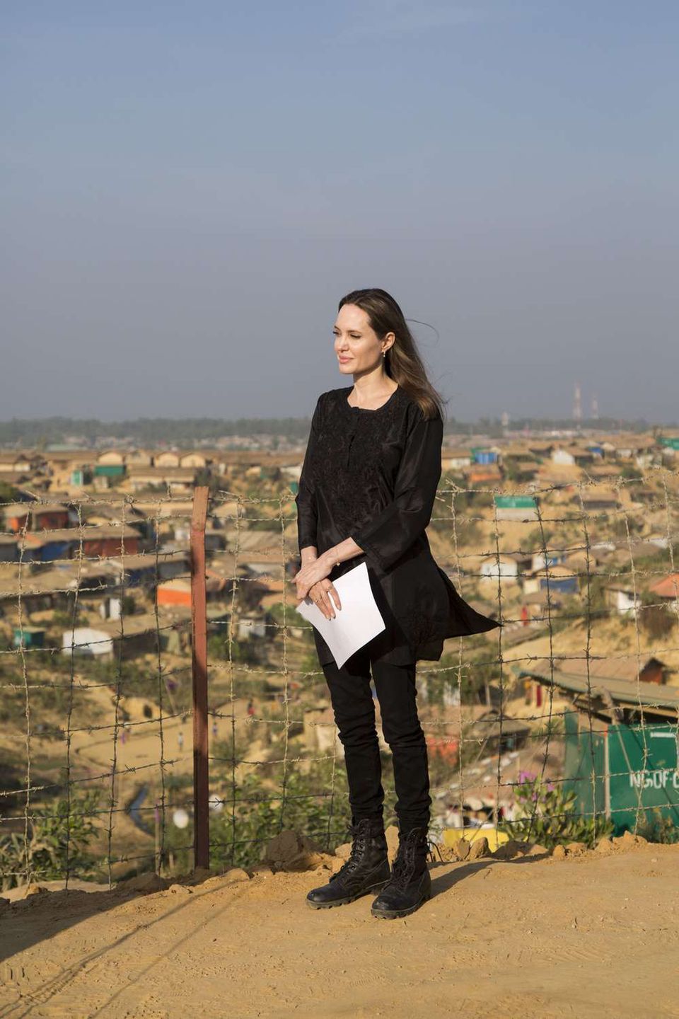 Angelina Jolie na konferencji w Bangladeszu