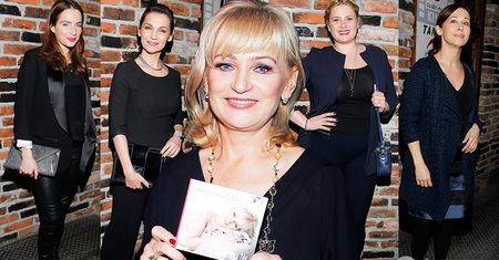 Gwiazdy na premierze płyty Katarzyny Żak: Elżbieta Romanowska, Jolanta Fraszyńska, Anna Dereszowska