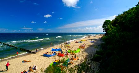 Pogoda nad morzem. Słoneczna i gorąca aura w nadchodzący weekend