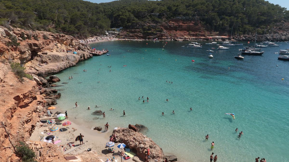 Plaża na Ibizie 
