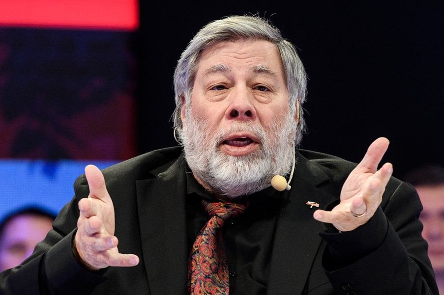 Steve Wozniak, jeden z twórców firmy Apple, podczas ubiegłorocznego spotkania w Warszawie 