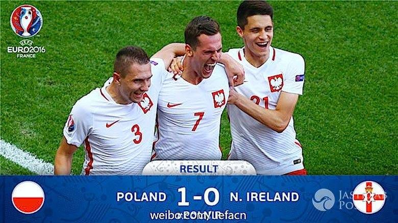 Oglądalność meczu Polska Irlandia Północna
