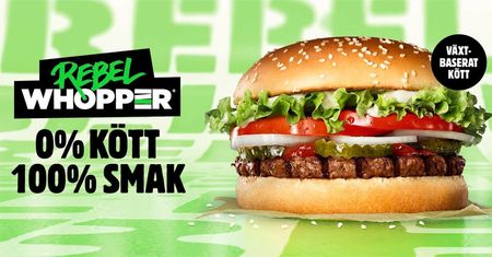 Nowe wege-burgery już wkrótce w Burger King. Rebel Whopper i Rebel Chicken King będą w całej Europie