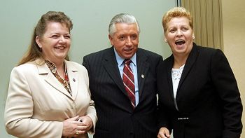 Renata Beger, Andrzej Lepper i Danuta Chojarska