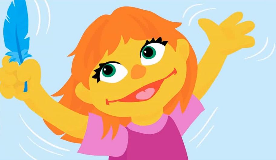 Julia - autystyczna bohaterka "Ulicy Sezamkowej"
