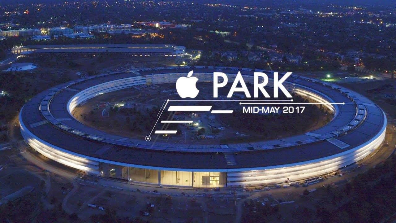 Zobacz, jak kampus Apple zmienił się przez rok budowy 