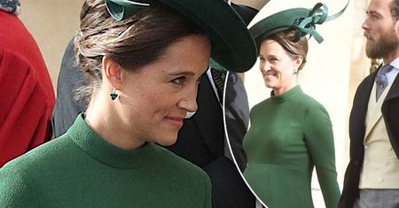 Wszyscy patrzyli na Pippę Middleton! Siostra Kate skradła show swoim ogromnym ciążowym brzuszkiem