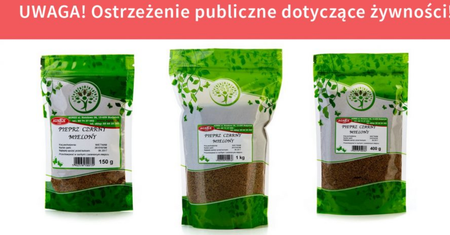 Ostrzeżenie GIS. Salmonella w pieprzu mielonym. Produkt wycofany