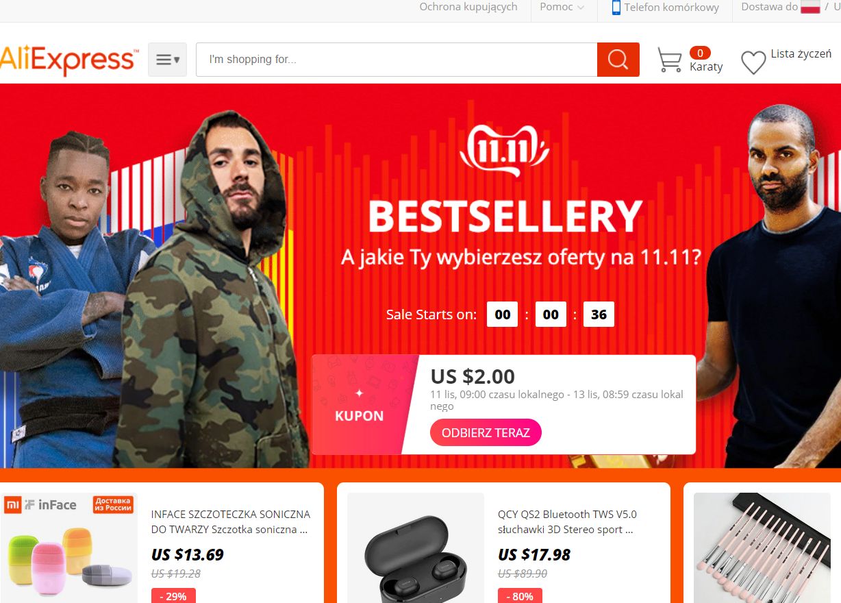 Promocje na AliExpress. Pierwsze godziny biją rekordy