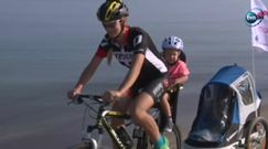 Samotna matka rusza na rowerową wycieczkę z 3-letnim synkiem