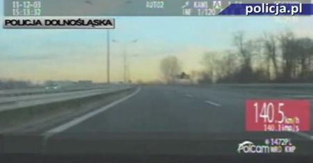 Po pijanemu na autostradzie A4