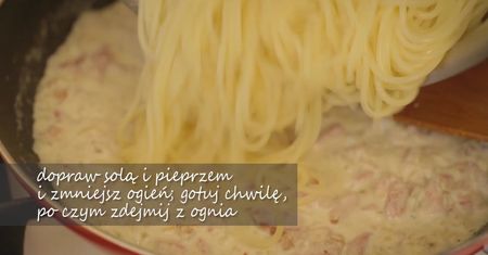 Spaghetti carbonara. Klasyczny włoski przepis