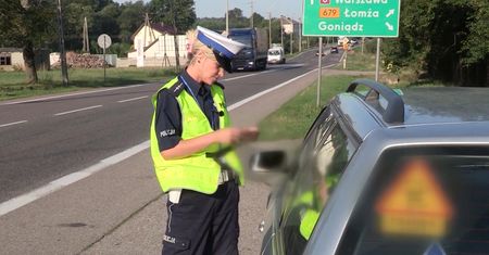 Zdziwiony zatrzymaniem. Reakcja policjantki szybko skończyła dyskusję