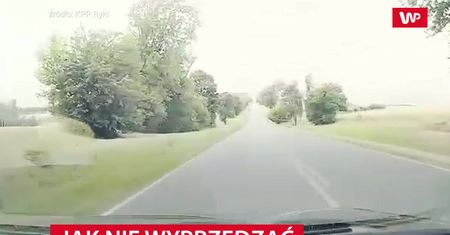 Jak nigdy nie wyprzedzać. Policja publikuje film ku przestrodze