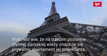 Sekretny apartament na wieży Eiffla