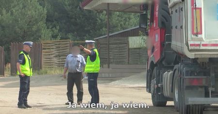 Zatrzymali ciężarówkę do kontroli. Nie spodziewali się takiego zakończenia