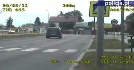 Kolizja w oku policyjnej vectry