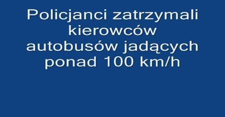 Stalowa Wola: Zatrzymano kierowców busów