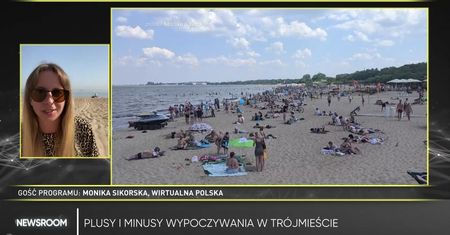 Wakacje w Gdańsku. "Ciężko wytrzymać na plaży"