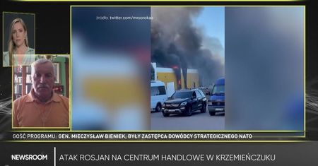 Atak na centrum handlowe w Krzemieńczuku. "To jest państwowy terroryzm"