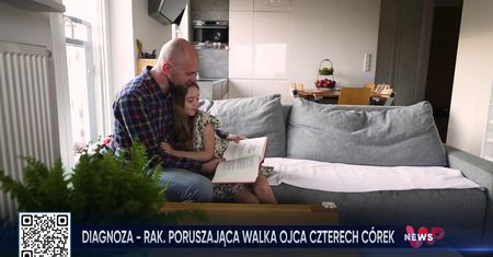 "Gigantyczny, nieoperacyjny". Ojciec czterech córek walczy z rakiem