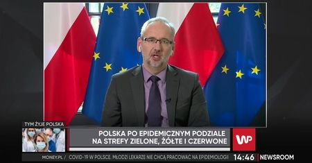 Noszenie maseczek. "Obowiązek tylko w czerwonej strefie"