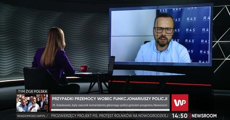 Mariusz Sokołowski pytany o interwencje policji i rosnącą brutalność