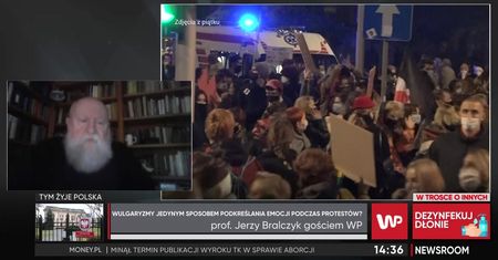 Prof. Bralczyk odpowiada Jurkowi Owsiakowi. Chodzi o wulgaryzmy na protestach