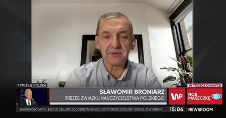 Sławomir Broniarz o nauczaniu zdalnym w klasach 1-3. Prezes ZNP mówi, że "500 zł brzmi jak żart"