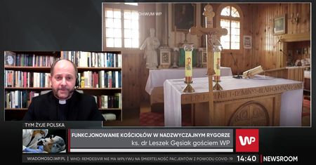 Ks. dr Leszek Gęsiak o obostrzeniach w kościołach. Wyjaśnił, jak będzie wyglądać przyjmowanie komunii