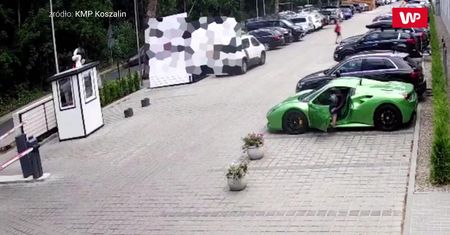 Mielno. Ukradli ferrari warte milion złotych. Policja ma nagranie momentu kradzieży