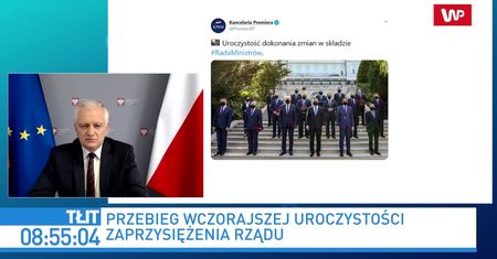 Jarosław Kaczyński i Jarosław Gowin podziębieni. Winna uroczystość w Pałacu?