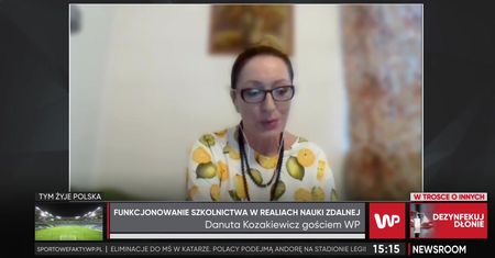 Dyrektor Danuta Kozakiewicz mówi o nastrojach uczniów. "Jest mi ich naprawdę szkoda"