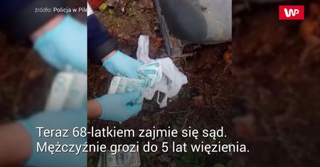 Ukradł i zakopał. Przestraszył się żony
