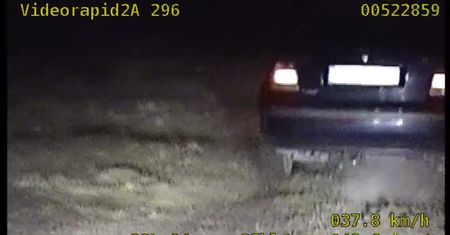Szalona ucieczka pod Sandomierzem. Pościg w stylu off road i 2,5 promila
