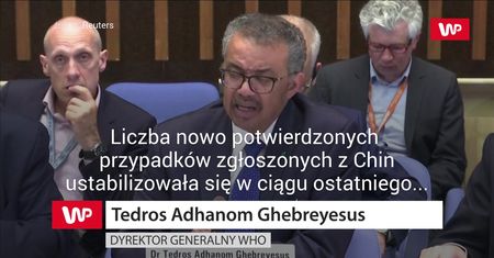 Szef WHO o koronawirusie. "Epidemia może nadal się rozprzestrzenić"